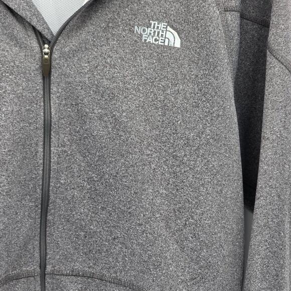 The North Face Men's Small Hooded Full‎ Zip Jacket Gray Yellow - Picture 2 of 12